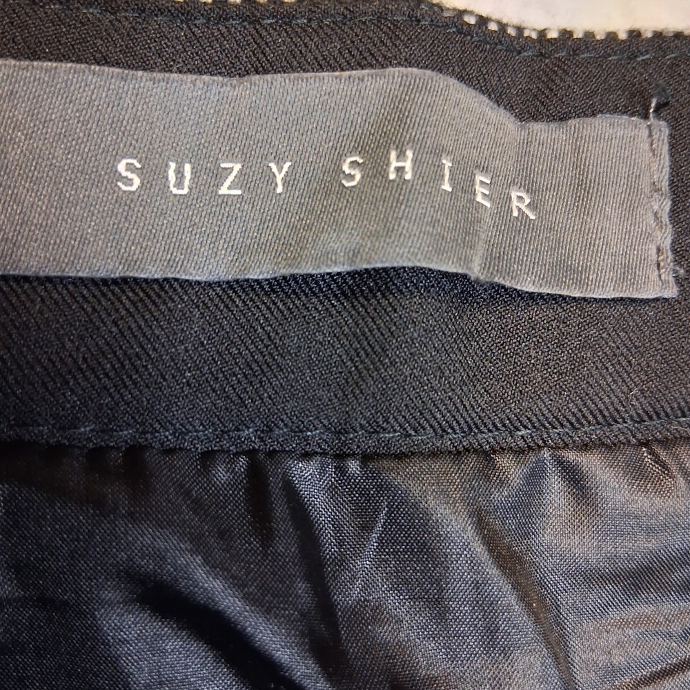 Suzy Shier Elegant Black Skirt - Picture 2 of 4
